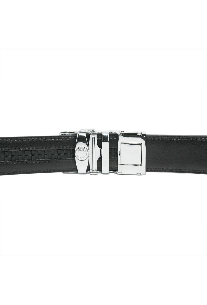 Men’s Automatic 100% Genuine Cow Leather Belt Adjustable Durable Stylish Belt image 4