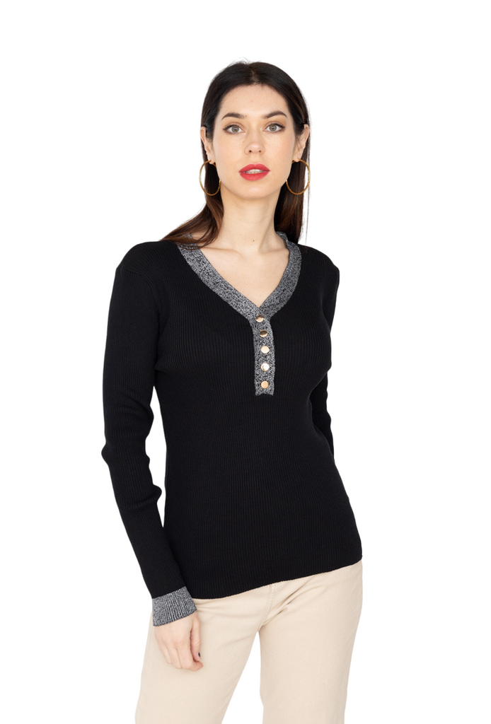 Ladies Top Pullover Sweater Top Fitted Jumper Women’s Light Warm Top Sweater image 13