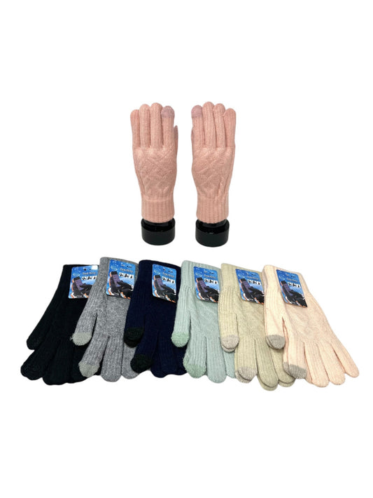 Women Winter Gloves touchscreen Stretch Woman and Teens Extra Warm Gloves image 1