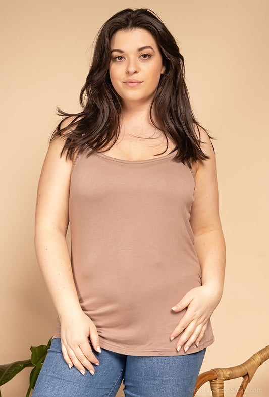 Women's Tank Tops In Plus Size Comfy And Fabulous Without Sleeves In One Size image 0