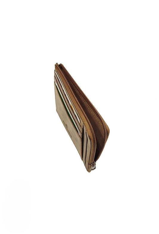 Unisex Bold Leather RFID Wallet Credit Card Photo I.D Holder Wallet Small Purse image 1