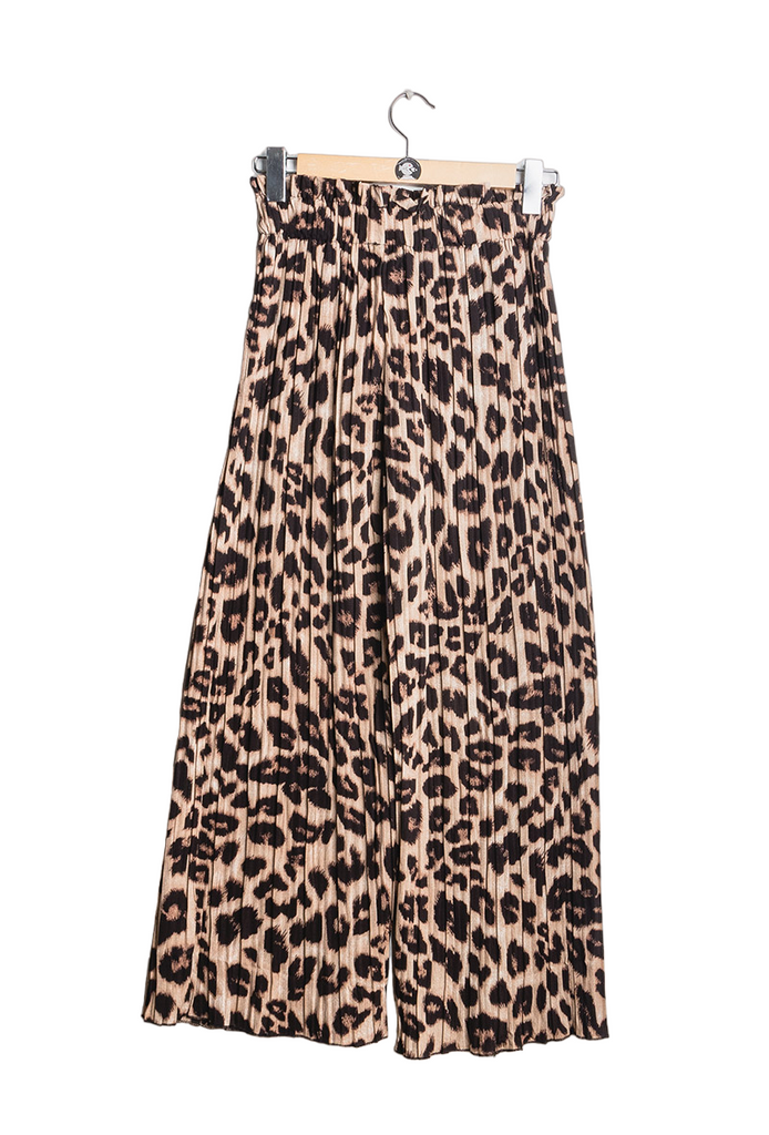 Women's Trousers Animal Print Harem Pants Holiday Trouser Leopard Wide Leg Pants image 5