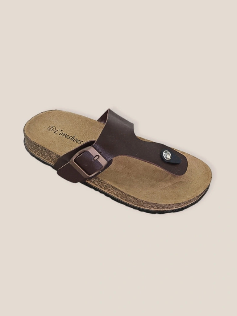Ladies Mules Toe Post Sandals image 1