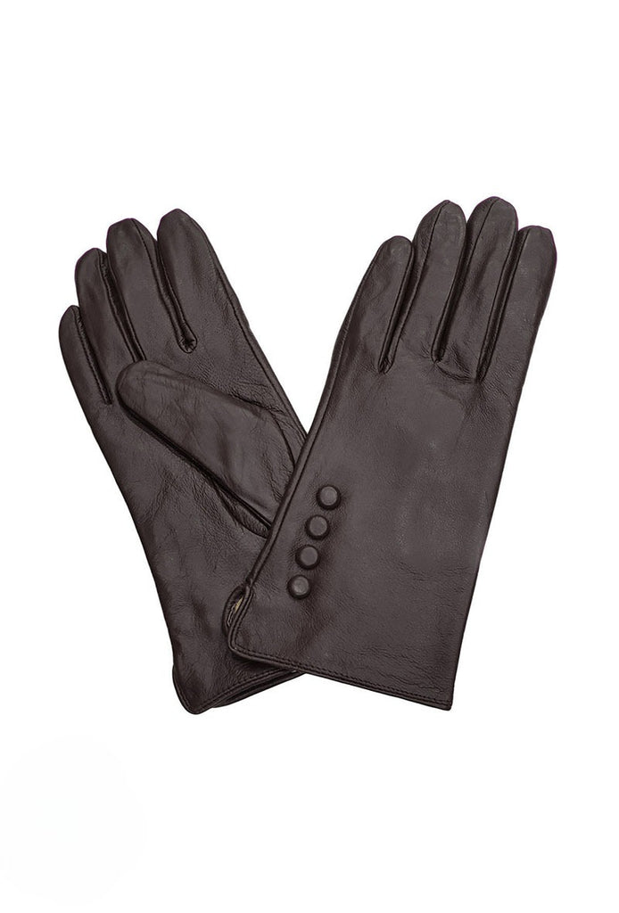 Women's Leather Button Gloves Soft Comfortable Winter Gloves image 2