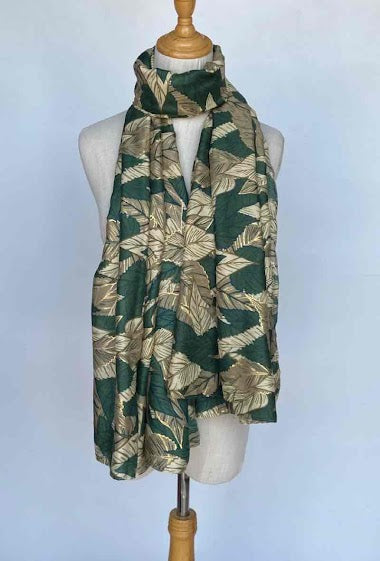 Leaf Printed scarf Womens Wrap Ladies Stole Women's Scarves Lightweight image 2