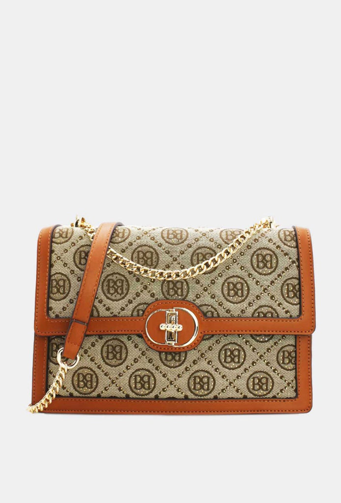 Ladies Bag Monogrammed Double Bag With Chain Shoulder Strap Luxury Bag image 3