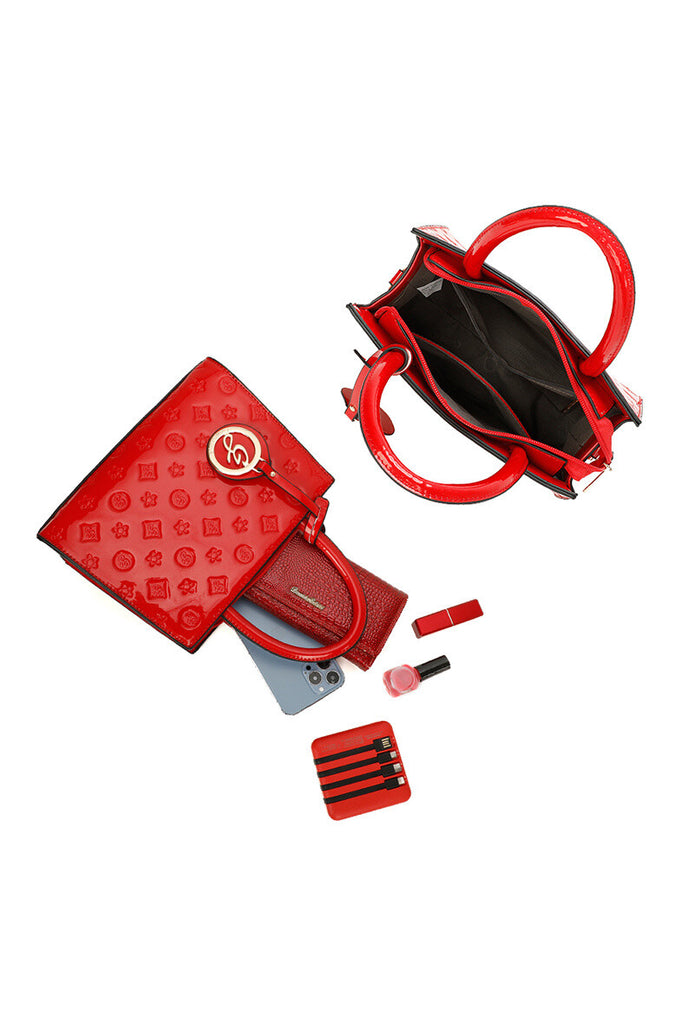 Women's Patent Leather Handbag Fashion Shoulder Bag Designer Purse Party Bags image 10