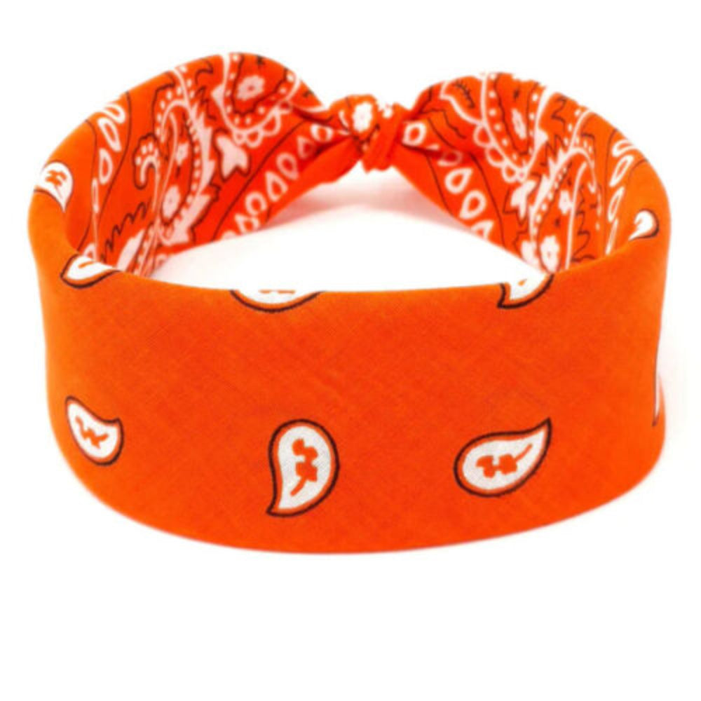 Paisley Cotton Bandana Head Wrap Neck Scarf Face Shield Head Wrist Band Beanie image 0