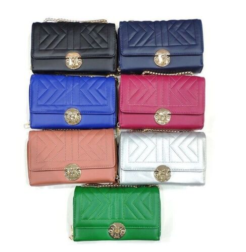 Ladies synthetic Coin Purse Card Cash Holder Multi Compartments Wallet image 0