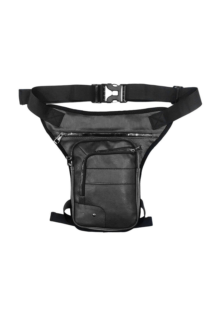 Canvas Waist Packs Leg Bag Faux Leather Waist pack Funny Drop Belt Bags image 0