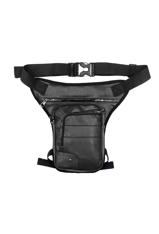 Canvas Waist Packs Leg Bag Faux Leather Waist pack Funny Drop Belt Bags image 0