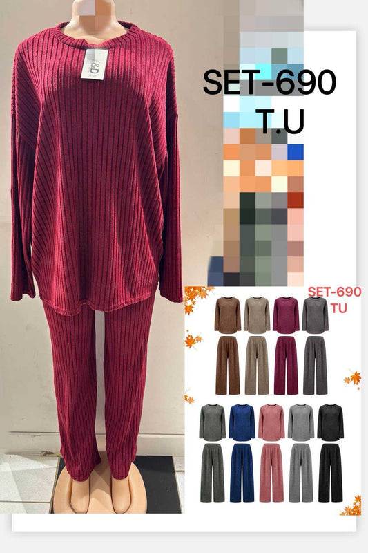 Womens Top and Trouser Set ONE SIZE image 0