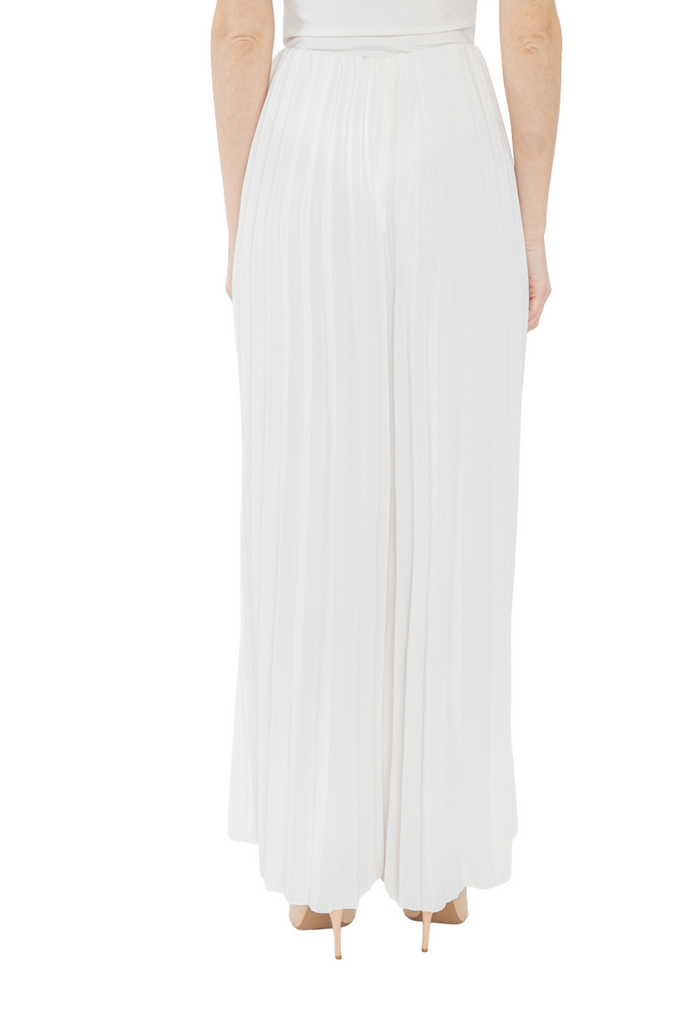 Ladies Womens Trousers Culottes Wide Leg Loose Harem Pleated Bottoms ONE SIZE image 9