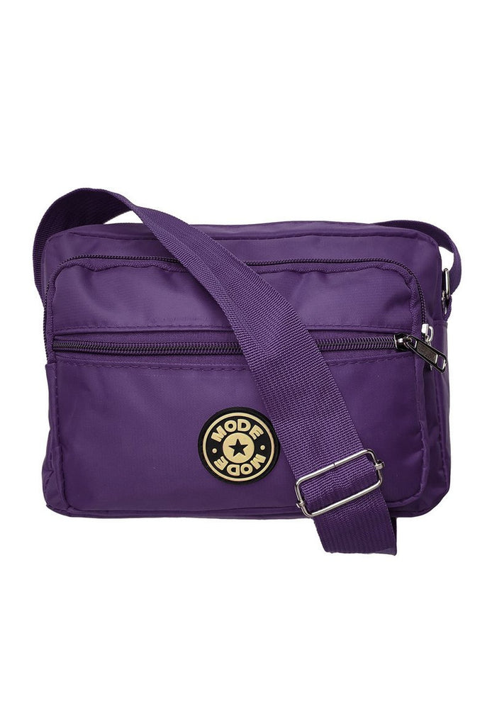 SOLID TEXTILE CROSSBODY BAG image 3