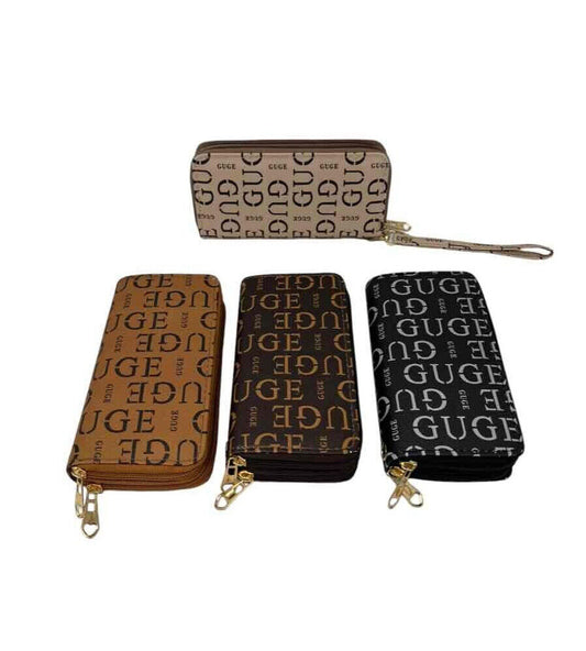 Ladies Women Double Compartment Wallet Purse Money Coins Organiser Clutch Purse image 0