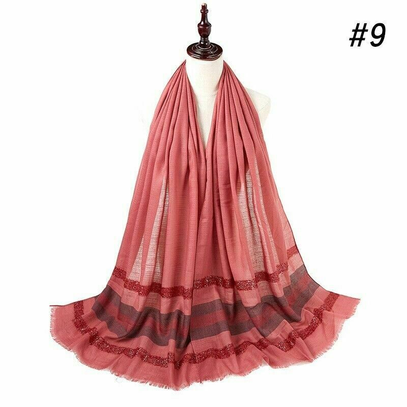 Ladies Scarf Check Print Wrap Shawl Scarves Poncho Oversized Light Womens Scarve image 5