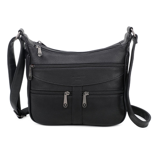 Ladies Handbag Classic Satchel Work Holiday Bag Black Office Bag Womens Handbag image 0