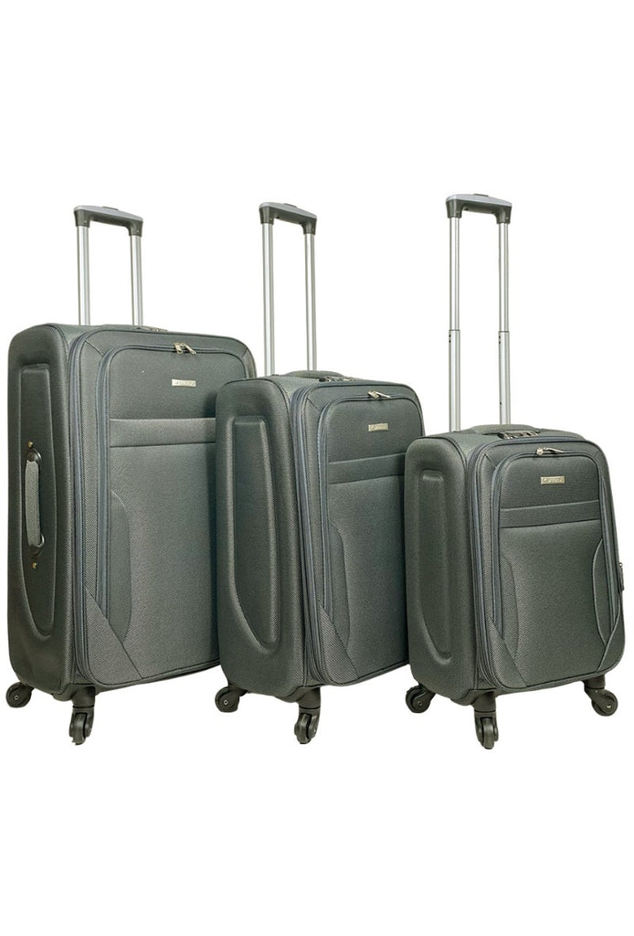 ABS 4 Wheel Suitcase Set Holiday Bag Travel Trolley Set of 3 Lightweight Luggage image 10