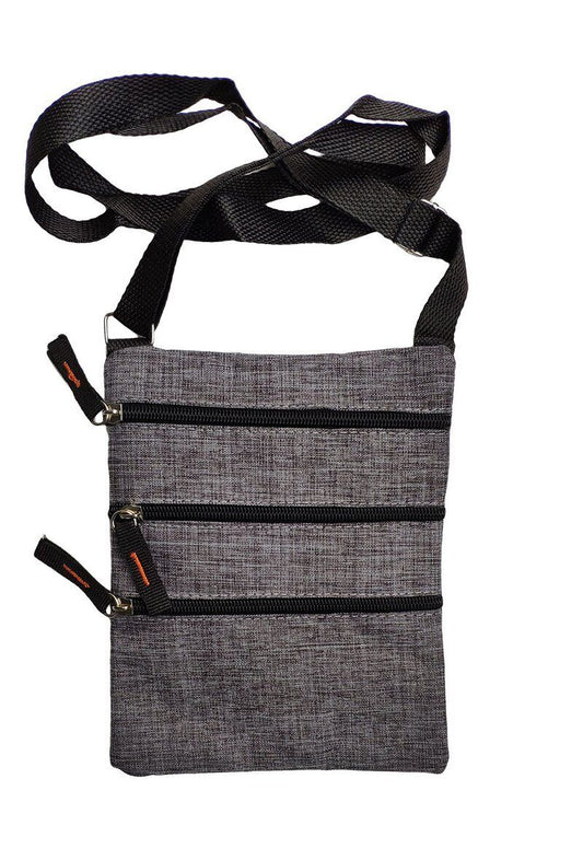 Unisex Flat Canvas Shoulder Cross Body Bag Work Utility Handbag Messenger Bag image 0