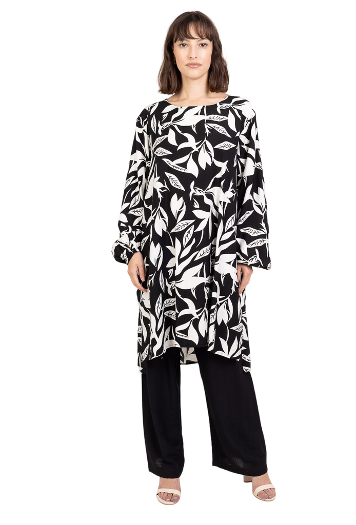 Womens Shirt Trouser Set Loungewear Work Travel Wear Printed Long Top Pants Set image 5
