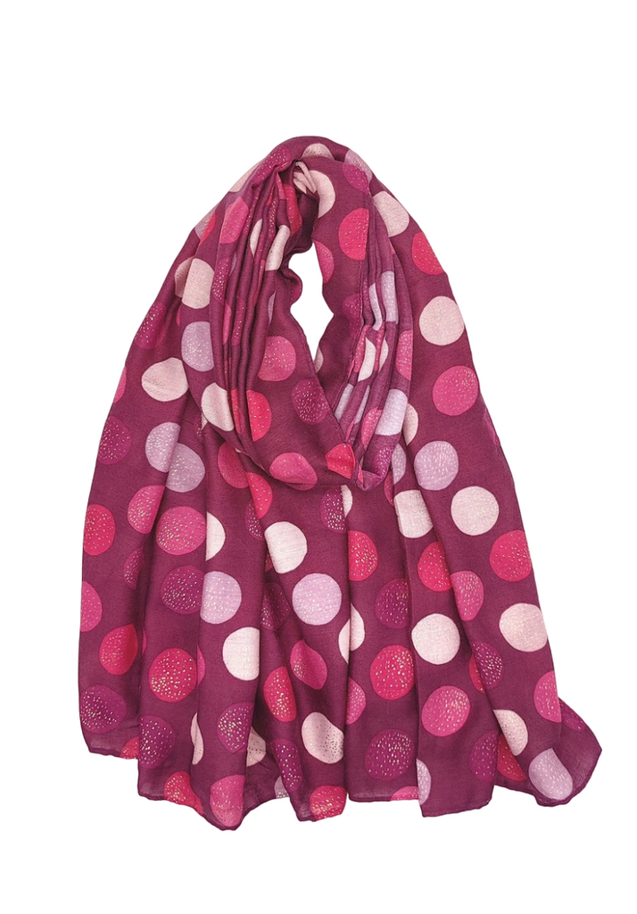 Women's Round Scarf Geometric Printed Warm Scarf Gilding Stylish Party Scarves image 5