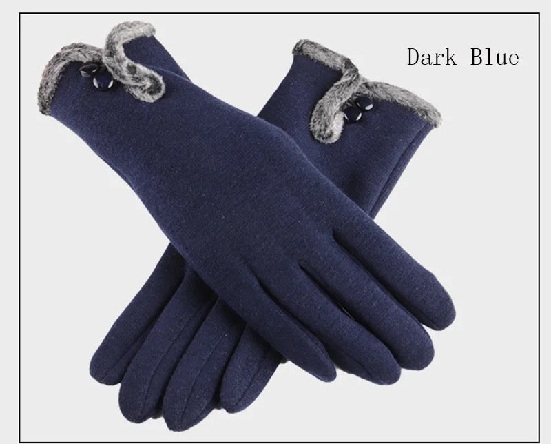 Women Touch Screen Winter Gloves Fleece Thick Warm Comfy Soft Fur Lined Thermal image 6
