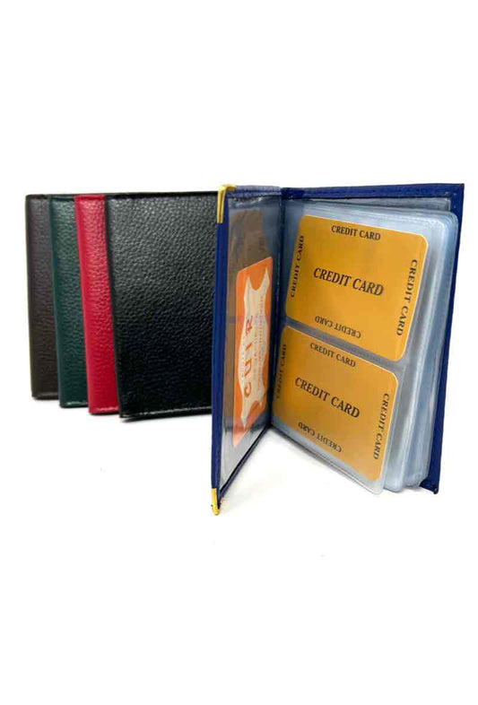 Leather Wallet ID Credit Card Holder Slim Pocket Case Pouch Purse Card Holder image 0