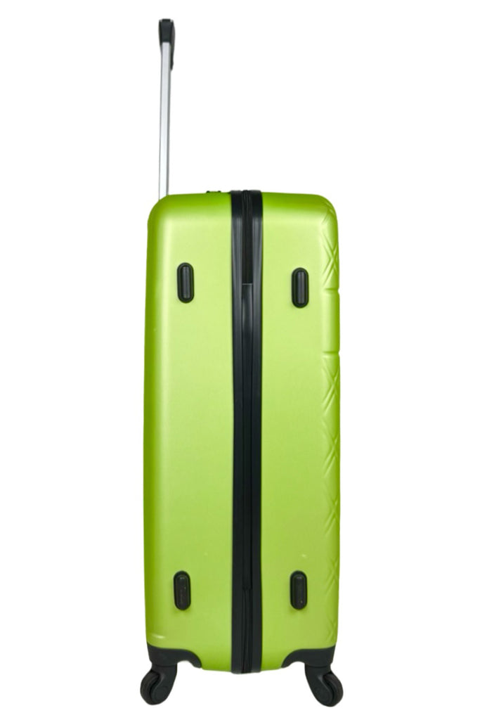 Set of 3 reinforced ABS suitcases cabin luggage travel bags lightweight 4 wheels image 11