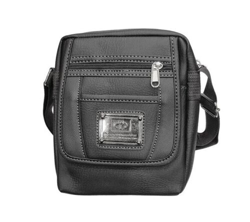 Men's Messenger Bag Shoulder Strap Travel Holiday Bag Card Coin Pouch image 0
