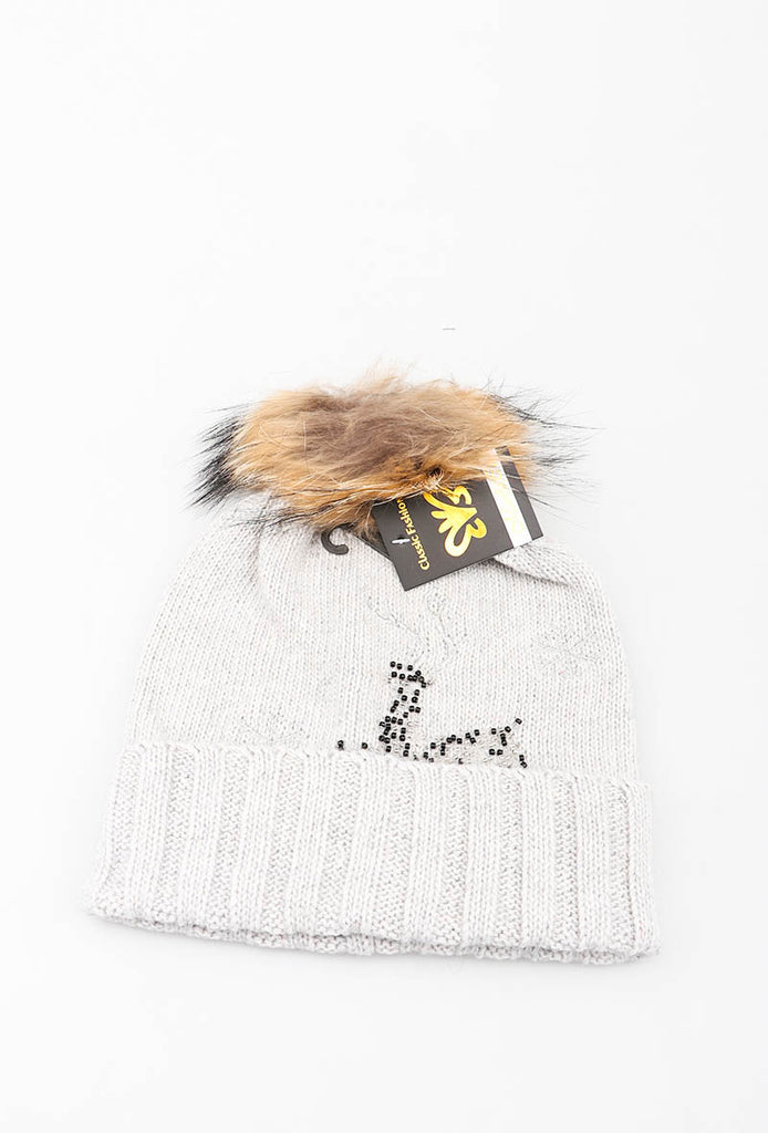 Women's Beanie Soft Warm Stylish Christmas Beanies Comfortable Black Winter Caps image 4