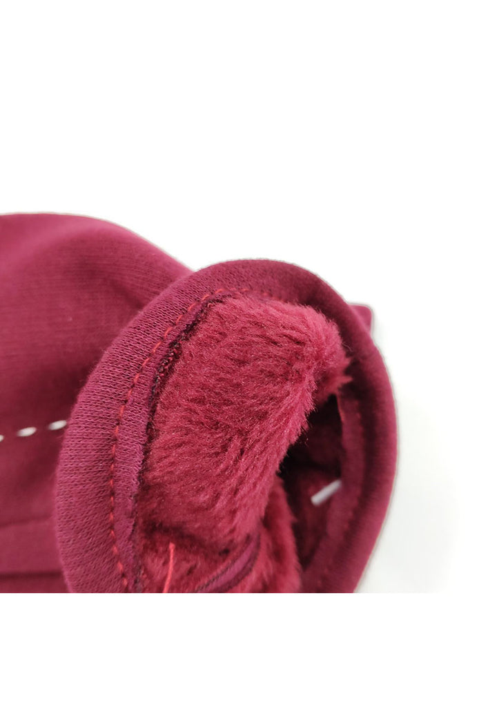 Women's Multicolour Button Gloves Comfortable Winter Travel Outdoor Gloves image 1