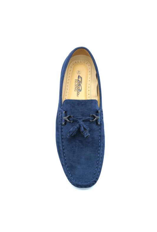 MENS FAUX LEATHER SLIP ON LOAFERS CASUAL DRIVING MOCCASIN BOAT DECK SHOES SIZE image 0