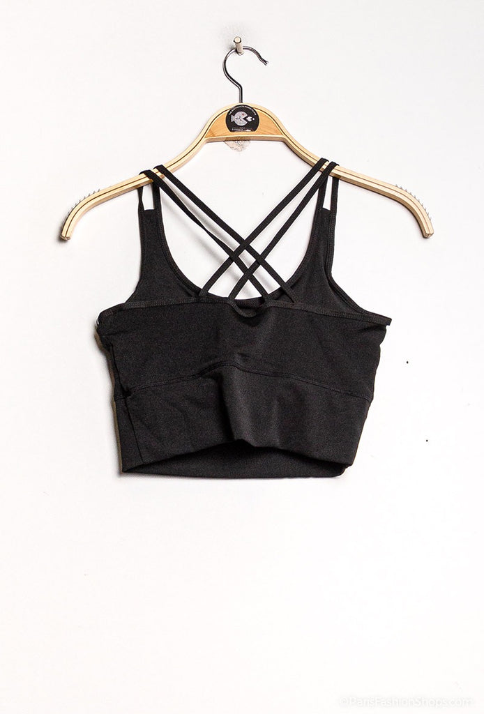 Ladies Sports Bra Comfortable Padded Performance Vest Top Gym Activewear Bra Top image 5