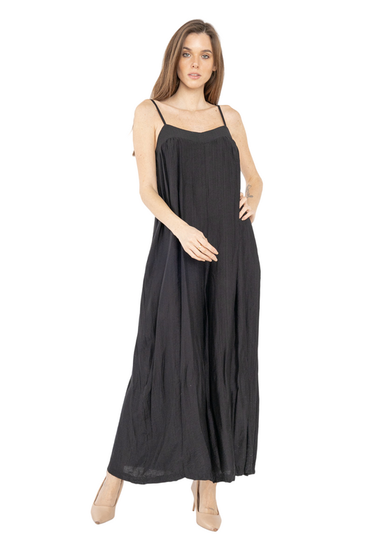 Womens Sleeveless Jumpsuit Ladies Casual Boho Wide Leg Pant Rompe Playsuit image 1