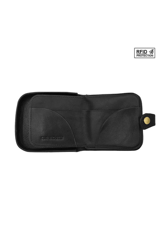 Leather Coin Tray Real Wallet Change Handy Pocket Fit Pocket Men Purse With Box image 1