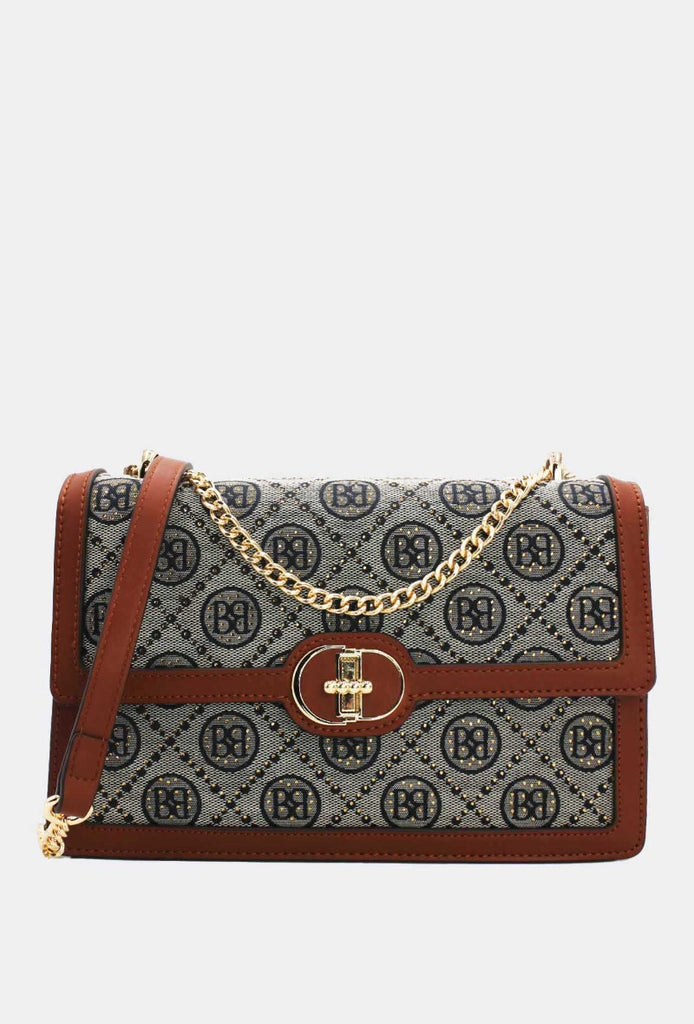 Ladies Bag Monogrammed Double Bag With Chain Shoulder Strap Luxury Bag image 9