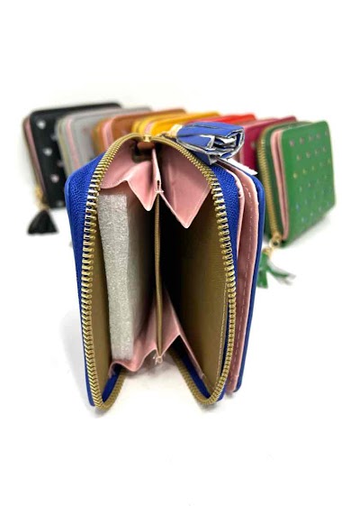 Woman Wallet Purse Multi colour travel purse Ladies soft leather organiser purse image 3