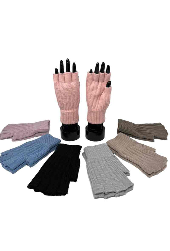 Women's Mitten Fingerless Gloves Double Thickness Extra Warm Soft Winter Gloves image 0