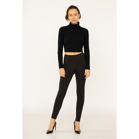 Ladies Black Legging Wholesale prices image 0