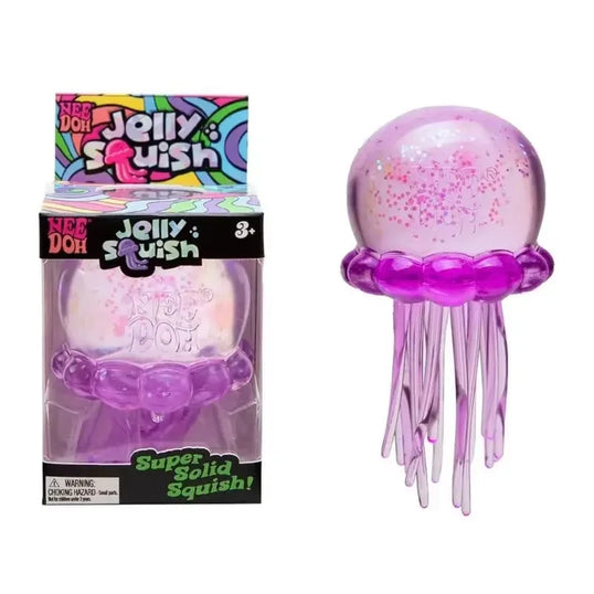Explosions Crystal Jellyfish Squeeze TPR Soft Rubber Squeeze Slow Rebound Decompression Toy Children Decompression Artifact