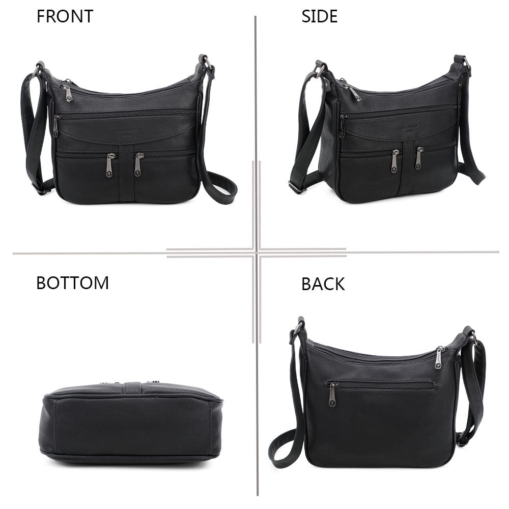 Ladies Handbag Classic Satchel Work Holiday Bag Black Office Bag Womens Handbag image 3