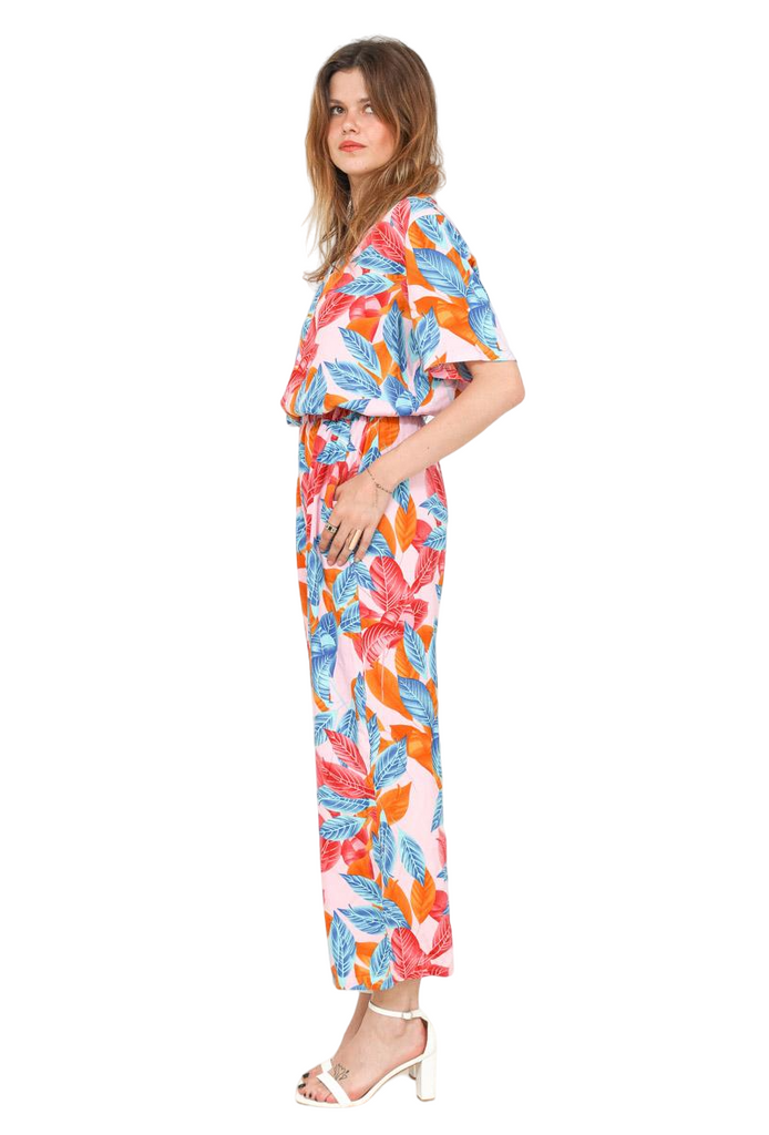 Womens Short Sleeved Shirt Wide Leg Pants Loose Comfy Loungewear Outfit Set image 8