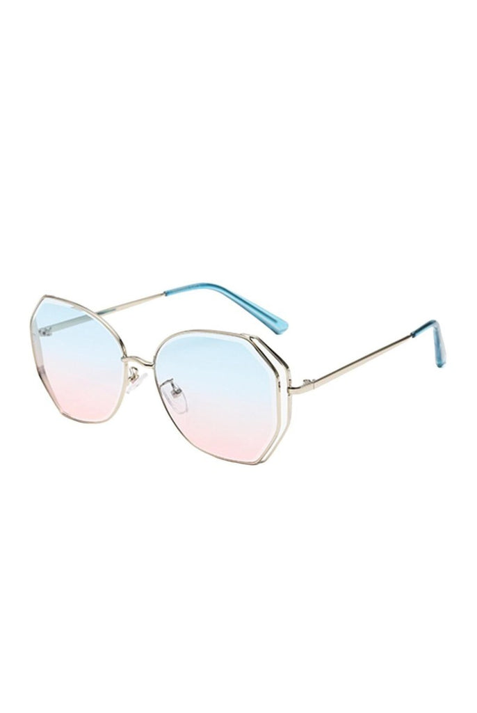 Oversized Sunglasses Womens Square Flat Top Large Black Luxury Ladies Big UV400 image 1
