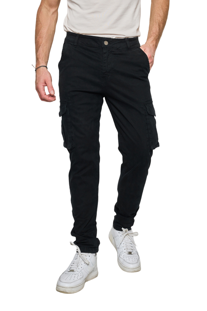 Mens New Elasticated Cargo Combat Work Cotton lightweight Trousers Pants Bottoms image 0