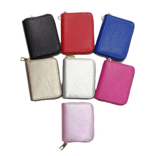Ladies Mini Coin Purse With Zipper Plain Simple Stylish Small Zip Coin Purse image 0