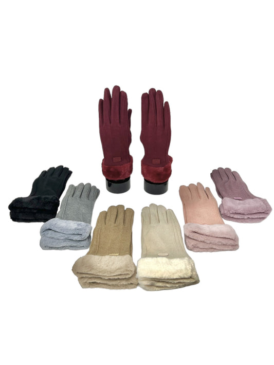Ladies Gloves Fleece Winter Thermal Premium Quality Touch Screen Glove image 1