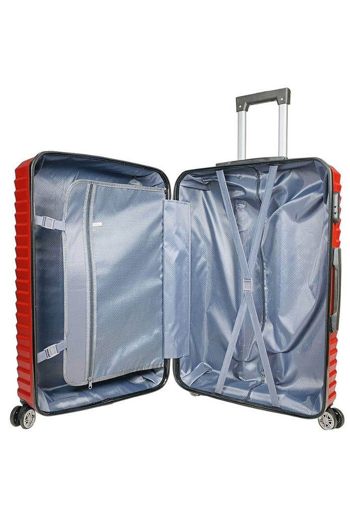 Set Of 3 Suitcases Travel Bags Lightweight Suitcase Four Wheels Multi pockets image 13