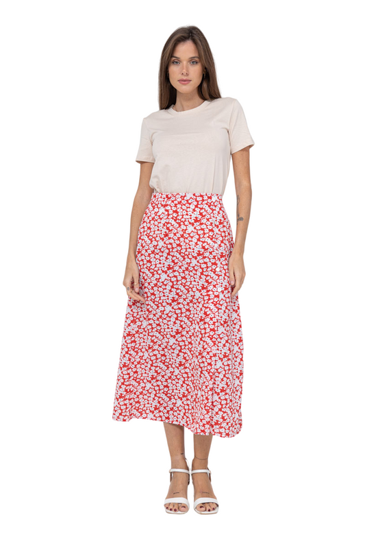 Women’s Skirt Summer Floral Maxi Long Skirt Printed Skirt image 0