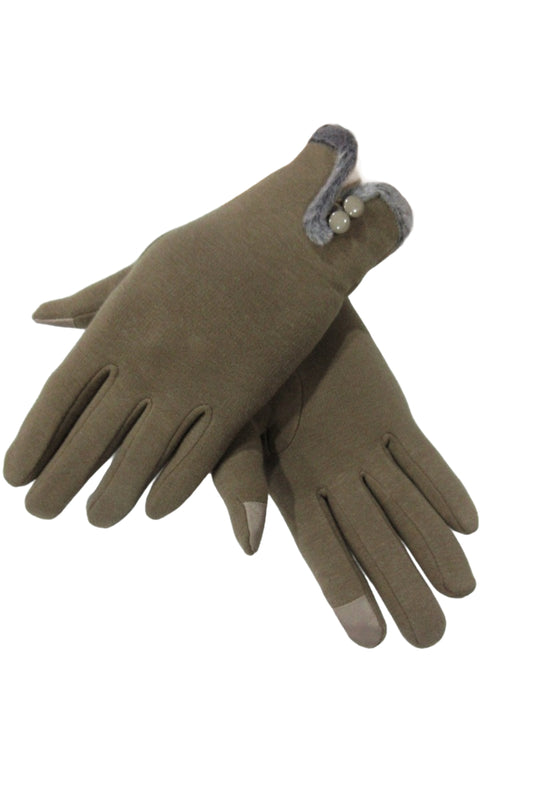 Women Touch Screen Winter Gloves Fleece Thick Warm Comfy Soft Fur Lined Thermal image 1