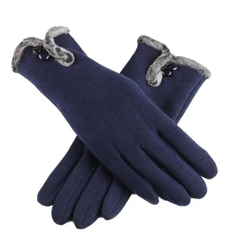 Women Touch Screen Winter Gloves Fleece Thick Warm Comfy Soft Fur Lined Thermal image 3